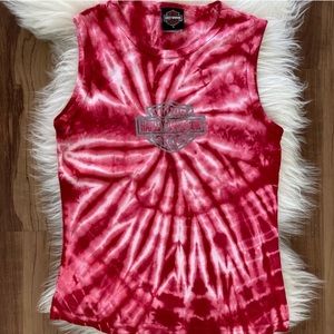 Harley Davidson Tie Dye Tank